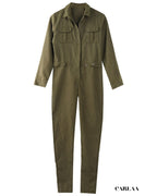 Women's Military Jumpsuit