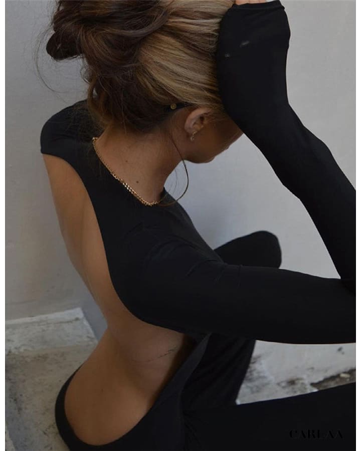 Women's Chic Evening Jumpsuit