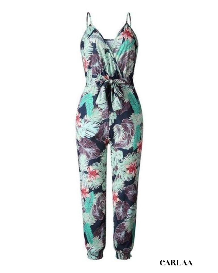 Women's Tropical Jumpsuit