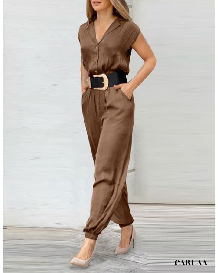 Girls' Chic Jumpsuit