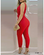 Puff Sleeve Jumpsuit