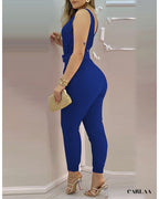 Puff Sleeve Jumpsuit