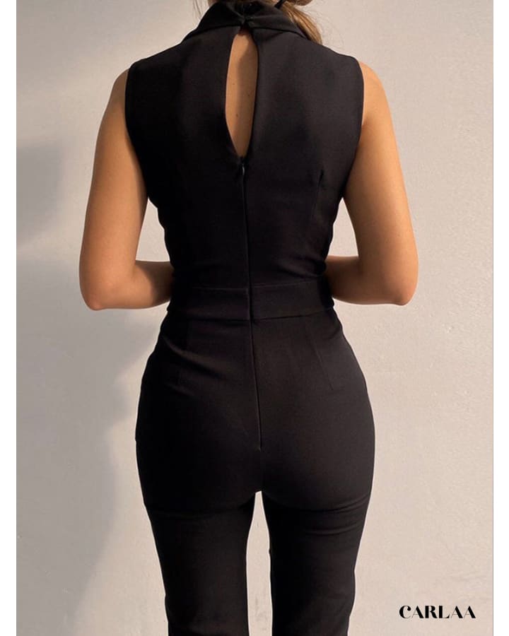 Combinaison Pantalon Noire Femme
