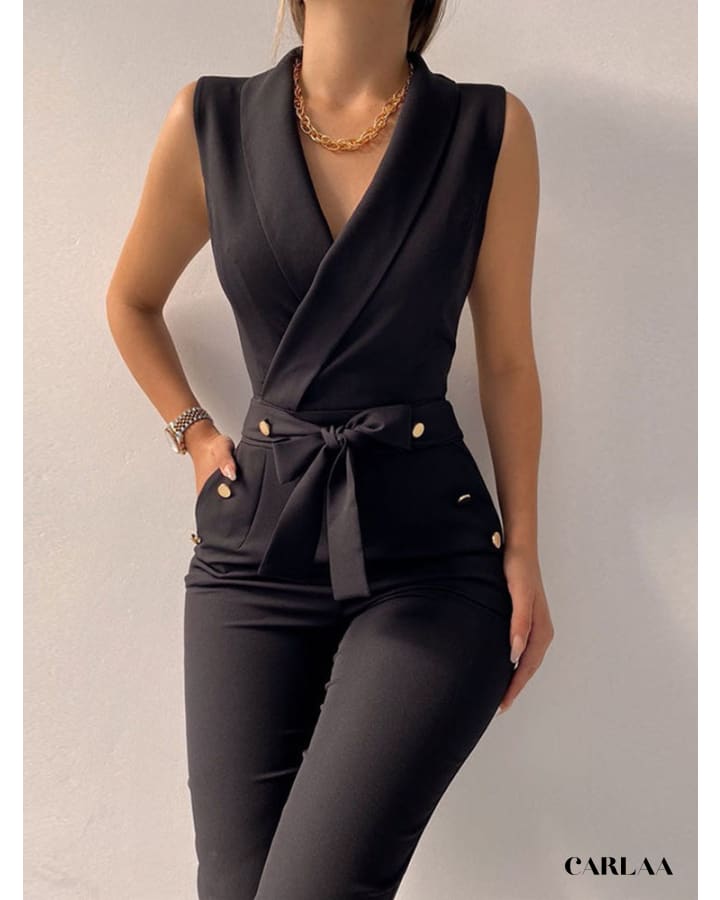 Combinaison Pantalon Noire Femme