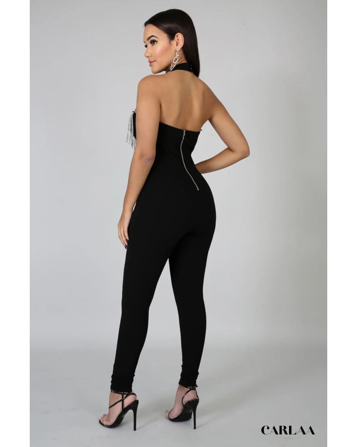 Chic Women's Evening Jumpsuit
