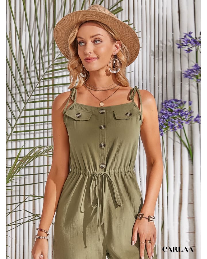 Combinaison Verte Camisole