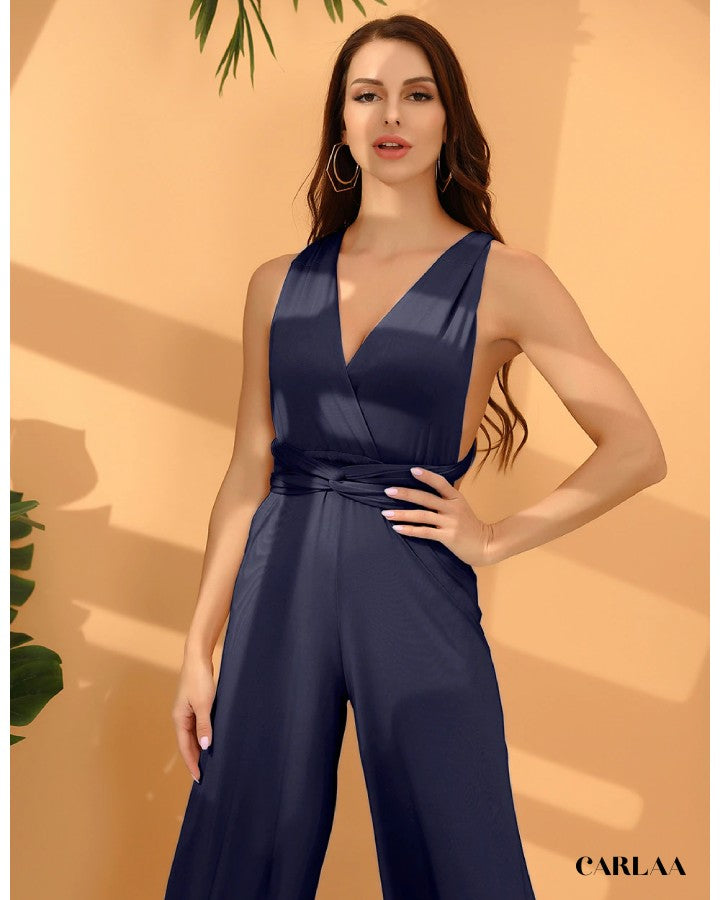 Chic navy jumpsuit