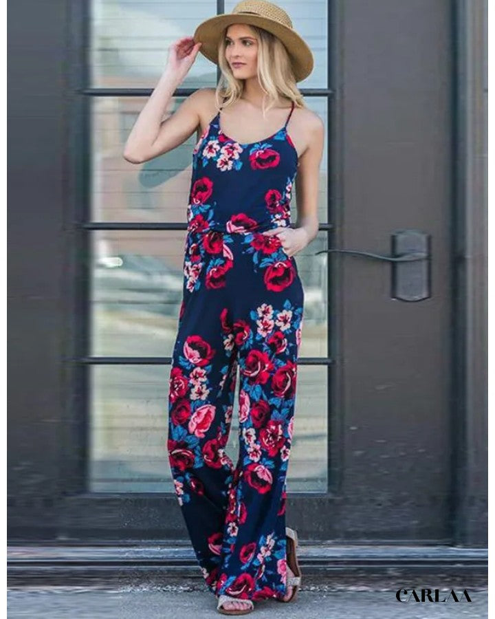 Chic Floral Jumpsuit