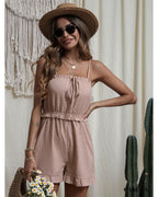 Combishort a volant uni