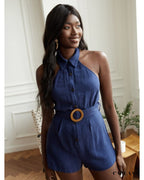 Chic Blue Playsuit