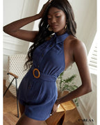 Chic Blue Playsuit