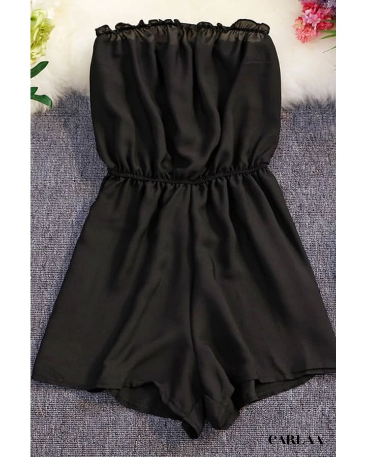 Combishort Noir bustier
