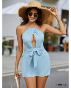 Sky Blue Chic Romper
