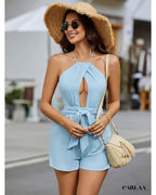 Sky Blue Chic Romper