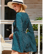 Combishort Femme Chic à Pois