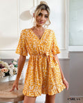 Combishort femme orange - 1