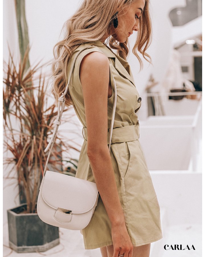 Khaki Playsuit