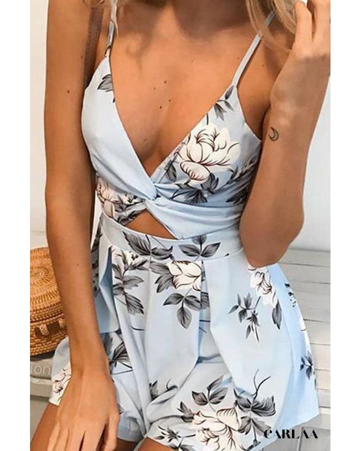 Combishort Sexy à Fleur