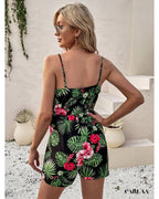 Tropical Wrap Romper