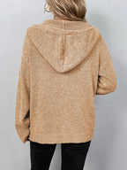 Cardigan pour dames avec bonnet