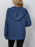 Cardigan pour dames avec bonnet