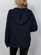 Cardigan pour dames avec bonnet