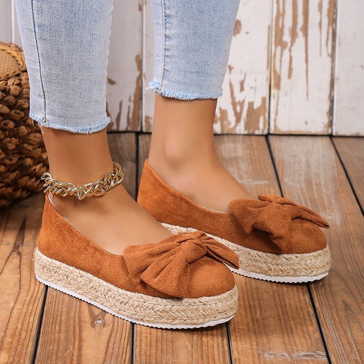 Chaussures à plateforme avec nœud - Chic&Shines