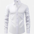 Men's Slim Fit Stretch Long Sleeve Shirt