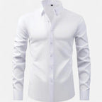Men's Slim Fit Stretch Long Sleeve Shirt
