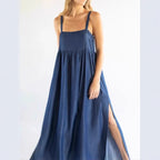 Robe sans manches motifs floraux - Coupe décontractée