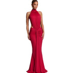 Robe cache-cœur plissée ceinturée - Coupe slim