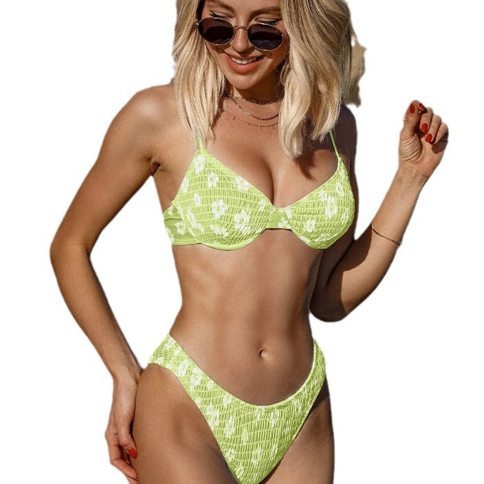 Rebecca — Maillot une pièce à armatures à motif floral