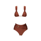 Roxane — Bikini deux-pièces marron