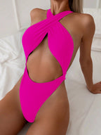 Bikini une pièce dos nu croisé - Chic&Shines