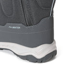 Bottes d'hiver pour femmes avec fermeture éclair latérale - Bottes de neige imperméables, antidérapantes et durables avec doublure chaude