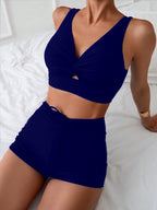 Fleur — Black two-piece bikini