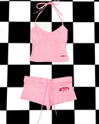 Ensemble deux pièces Camisole et short motif animalier