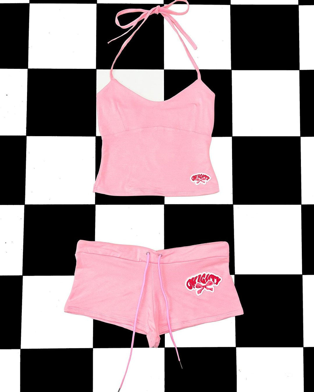 Ensemble deux pièces Camisole et short motif animalier