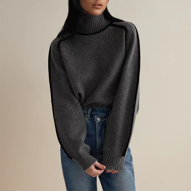 Dorine - Elegant oversized winter jumper