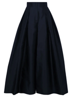 FrenchEva - Élégant pantalon plissé à taille haute et jambe large pour l'automne