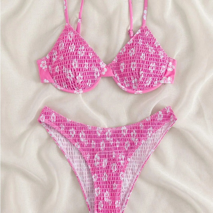 Rebecca — Maillot une pièce à armatures à motif floral