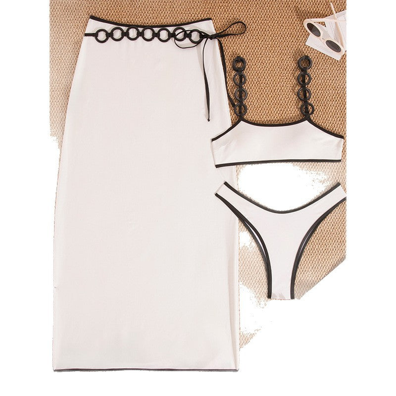 Clovis — White three-piece set