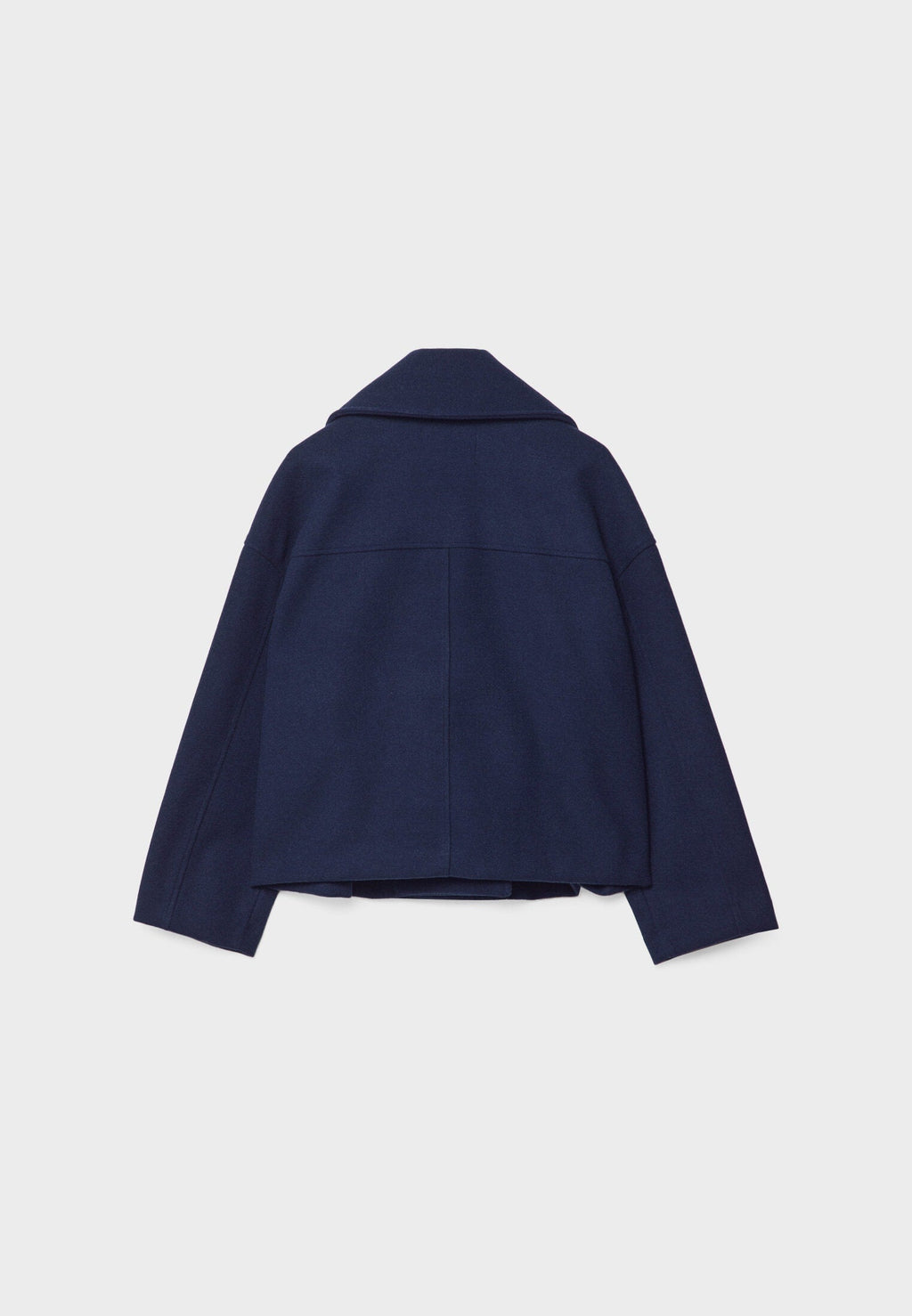 Manteau court pour femme avec double rangée de boutons et design intemporel