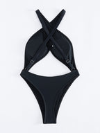 Bikini une pièce dos nu croisé