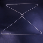 Rhinestone Inlaid Alloy Back Body Chain