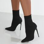 Talon chaussette maille stretch stiletto - Chic&Shines
