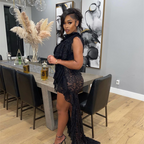 Elegant sheer ruffled lace bodycon mini dress