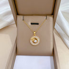 Parure bijoux collier et boucles d'oreilles