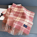 WarmElegance - Echarpe d'automne et d'hiver de créateur en cachemire doux à l'aspect pashmina