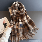 WarmElegance - Echarpe d'automne et d'hiver de créateur en cachemire doux à l'aspect pashmina